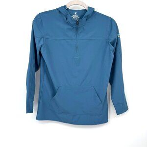 Kuhl Alloy Hooded 1/4-Zip Mid-Layer (Boys') Size 10 12 steel blue thumb homes ka